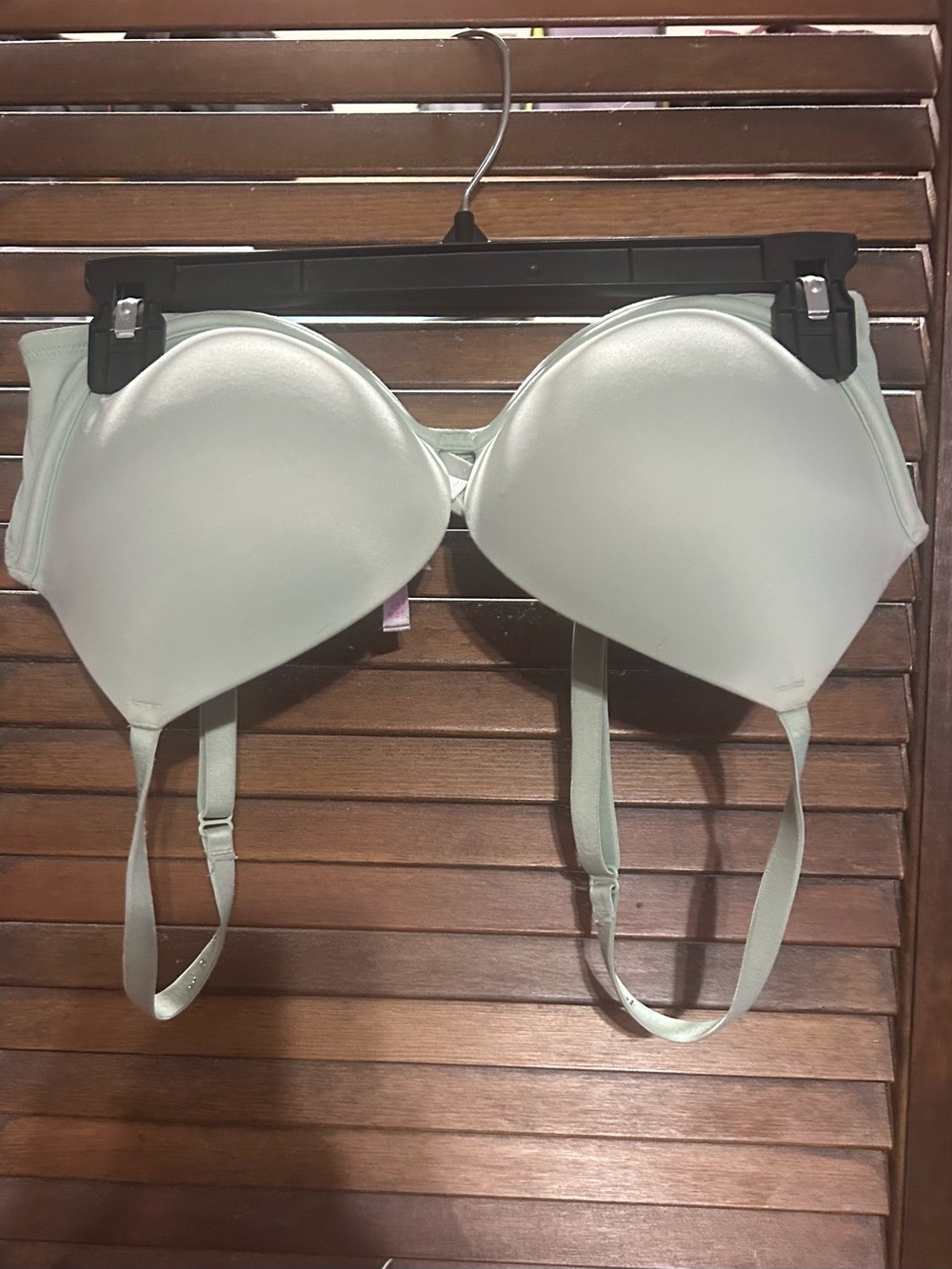 PINK Victoria's Secret Mint Strapless Convertible T-Shirt Push Up Bra size 36D